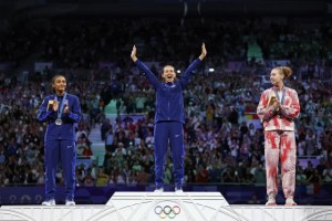 Lee Kiefer, Lauren Scruggs and Eleanor Harvey