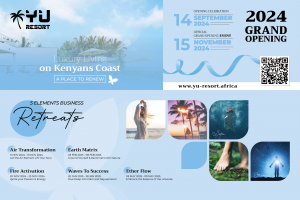  Introducing the 2024 Grand Opening of Yu Resort: A New Era of Luxury on Kenya's Coast