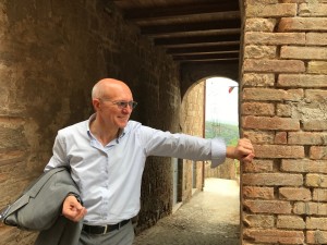 The mayor of Celleno Marco Bianchi