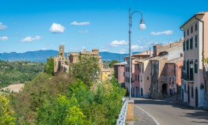 The village of Celleno and its castle
