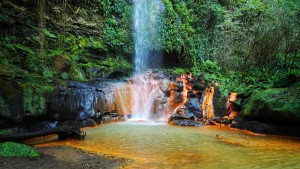 The waterfall in Celleno 