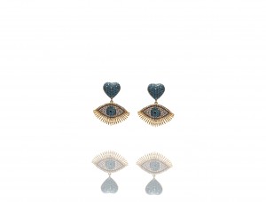Nazar Love Earrings