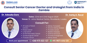 Vaidam Health to Host Medical Camp in Zambia with World-Leading Oncologist and Urologist