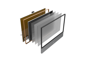 Spatial Display Surgical Monitor Disassembled