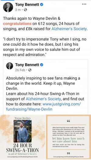 Tony Bennett praises Wayne Devlin
