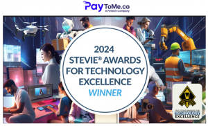 PayToMe Cco Technology Excellence Winner