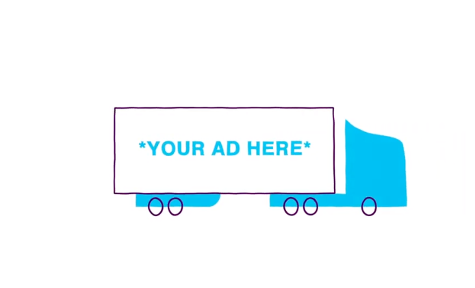 Commoot places advertisements on the unused white space on trucking trailers reaching more consumers in noninvasive ways Commoot places advertisements on the unused white space on trucking trailers reaching more consumers in noninvasive ways