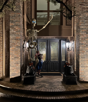 Jenny Lawson aka The Bloggess with Bone Crawford