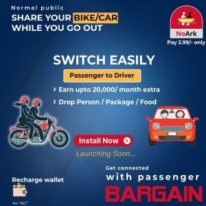 Noark - Public Switch to Drive Mode Start Earning