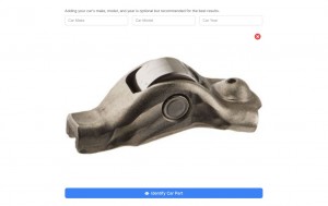 Car Part Identifier carpartidentifier.com UI