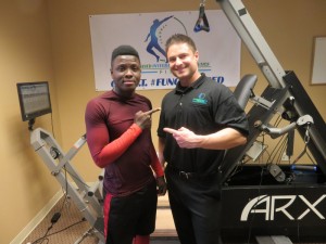 Jim Goetz, CSCS in the FIT Lab