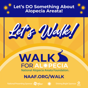 Social size poster Let s Do Something About Alopecia Areata