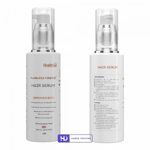 HealthAid Hair Serum Aarkios Product Design Lable Designs Package Design Graphic Designing Service i