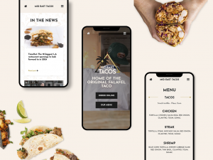 MidEast Tacos Restaurant Website Design