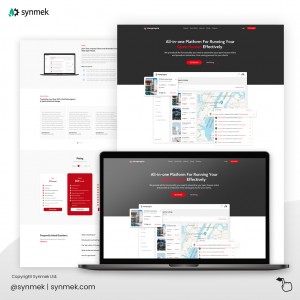 Real Estate App Homepage Design