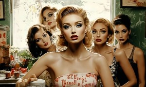 01 AI generated video beauty 01