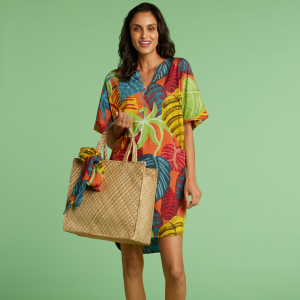 Short Casablanca with Headwrap/Bag Tie - Sunset Passage