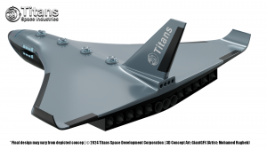 Titans Genesis Spaceplane - FLYING MODE 2 - Cupolas and windows open