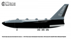 Titans Genesis Spaceplane - side view
