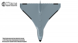 Titans Genesis Spaceplane - TOP View - FLYING MODE 6