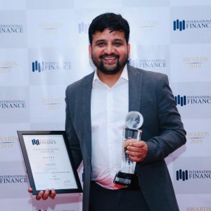 Ashish Jain wins International Finance Award