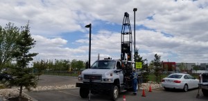 Drilling in progress