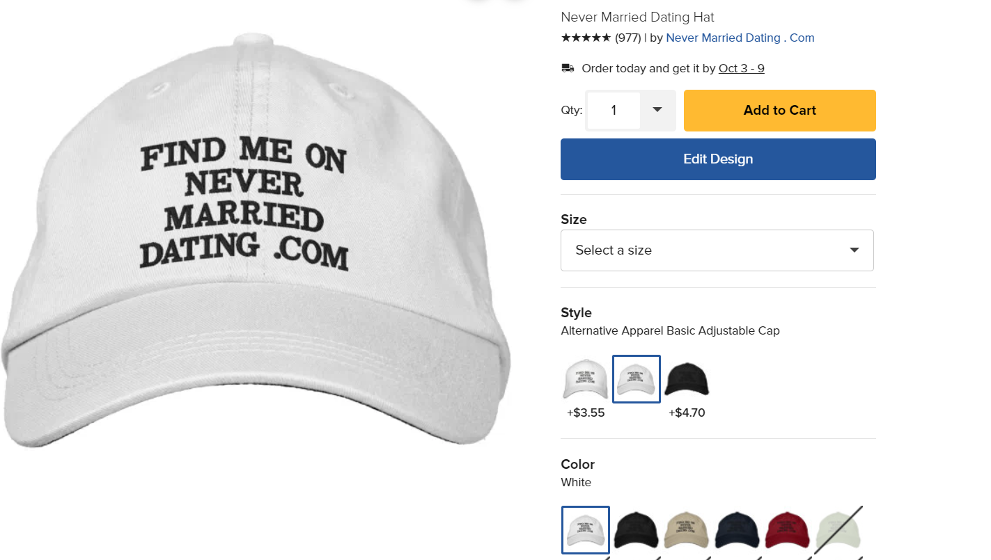 Never Married Dating Shirt