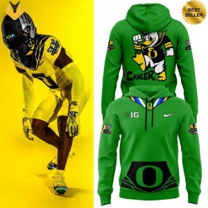 Oregon Ducks Stomp Out Cancer Hoodie is newly introduced