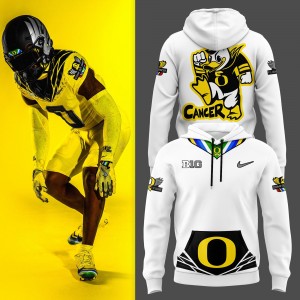 Oregon Ducks Stomp Out Cancer Hoodie is newly introduced