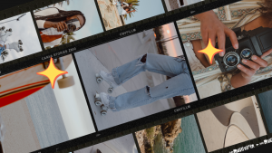 Yellow and Red Retro Polaroid Film Frame Vlog YouTube Thumbnail