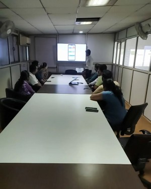 Chiman Maru working on digital solutions and innovation from home.