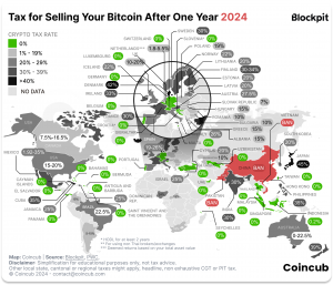 Crypto Tax Map 2024