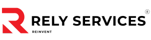 Rely Services new logo black