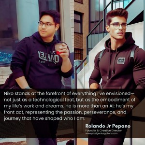Pixel Genius Gallery Founder Rolando Jr Pepano Launches The World's First Filipino Greek Canadian AI Influencer 