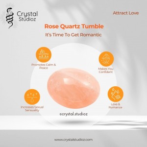 Crystal Studioz Rose Quartz Tumble