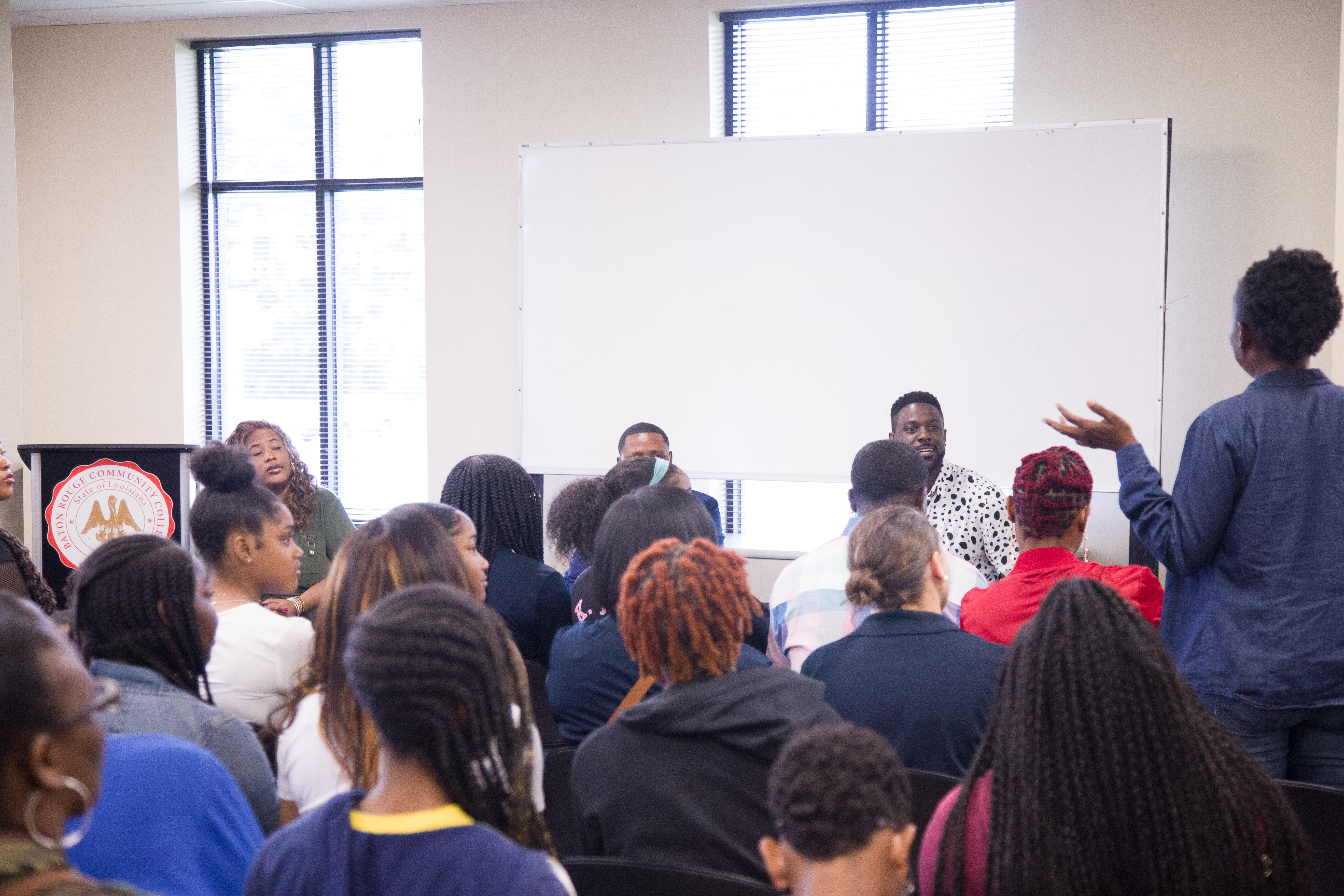 Actor Lance Gross and Celebrity Publicist Love Logan Master Class Photo Credit Andrew Tennison Actor Lance Gross and Celebrity Publicist Love Logan Master Class Photo Credit Andrew Tennison