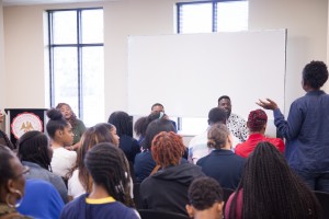 Actor Lance Gross and Celebrity Publicist Love Logan Master Class Photo Credit: Andrew Tennison