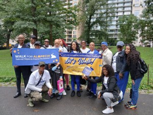 NAAF community members at Walk For Alopecia site in New York