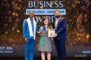 The Women Leader of the Year in Professional Services 2024 at the Asian-African Economic Forum