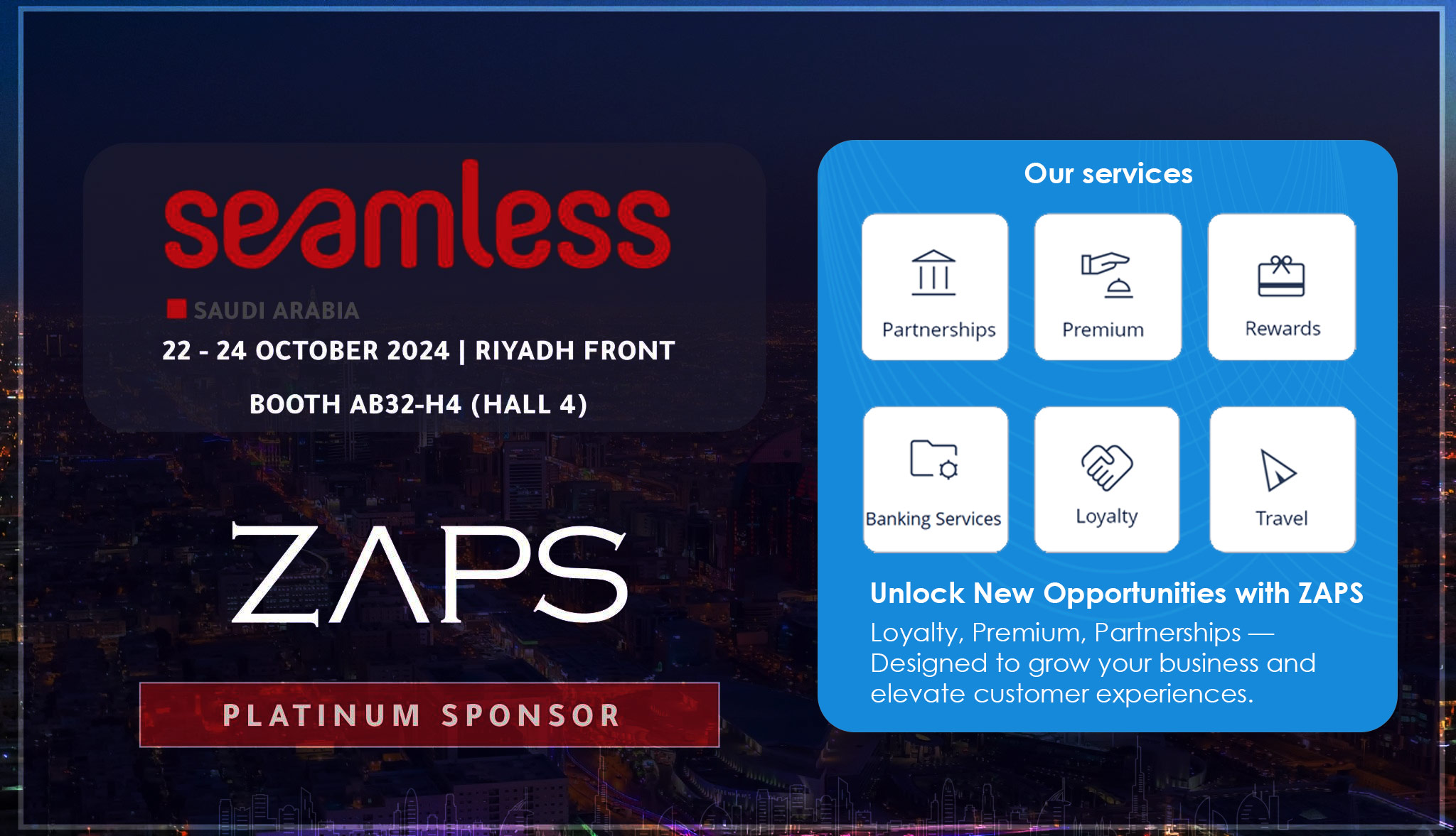 ZAPS Group Successfully Showcases Its Services at Seamless KSA 2024