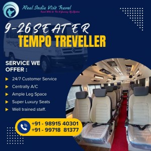 12 16 20 26 Seater Tempo Traveller