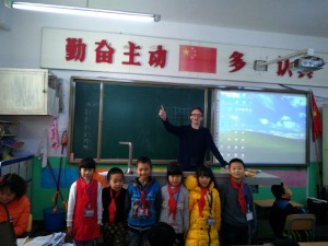The students of Changtu with their teacher Pat McCarthy