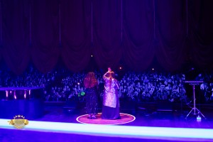 Josie & Tinamarie Ceremonial Opening of the Red Curtain for The 10th Annual Josie Music Awards