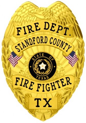 Owl Badges - Custom Badges For Fire Departments In Gold