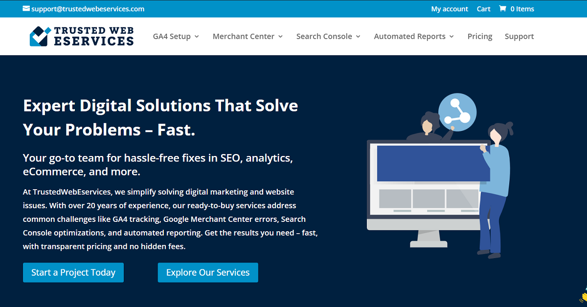 TrustedWebeServices.com Launches Comprehensive GA4 Setup Services for Enhanced eCommerce Data Tracking