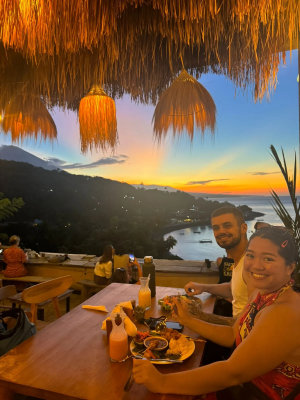 Sunset Enjoy in Amed, Bali - Joli Best View Cafe