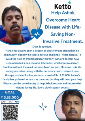 Urgent Call for Donations: Help Ashok Receive Life-Saving Heart Treatment 