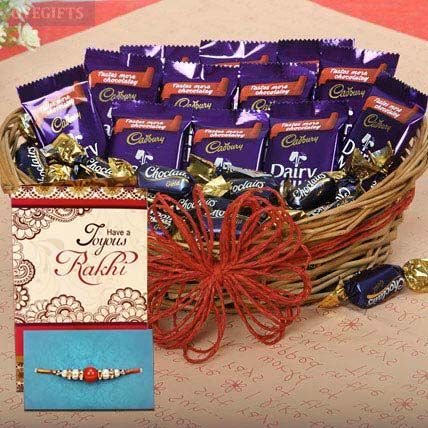 Rakhi With Chocolate Rakhi With Chocolate