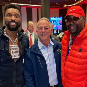 Photo: Left to Right: DJ Jay Lew, Nevada Governor Joe Lombardo(GOP), Navy Veteran B. Taylor 