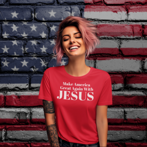 Make America Great Again With Jesus T Shirt